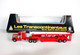 SHINSEI TRANSCONTINENTAUX 1704 CAMION SEMI-REMORQUE PORTE VOITURE KENWORTH 1/128 - MODELE REDUIT AUTOMOBILE (1712.6) - Camions, Bus Et Construction