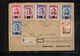 San Marino 1944 Interesting Registered Letter - Covers & Documents