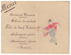 "A BORD DE LA NIVE  EN ROUTE AU SUD DE L'ITALIE VERS L'INDOCHINE  18 JUILLET 1901 - Menus