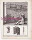 Ancienne Planche Originale Bernard Direxit 1780 Métier Fabrication TAPISSERIE DE HAUTE LISSE Des GOBELINS Ouvrier - Alfombras & Tapiceria