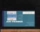 Billet D'avion AIR FRANCE Airways Ticket D'embarquement Aéroport De Paris Orly Pour Malaga Spain 1966 - Europe