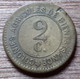 BELGIQUE HOOGSTRAETEN MERXPLAS 2 CENTIMES LAITON DEPUIS 1886 (HOOGSTRATEN) COLONIES AGRICOLES DE BIENFAISANCE - 2 Cents