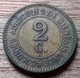 BELGIQUE HOOGSTRAETEN MERXPLAS SUPERBE 2 CENTIMES LAITON DEPUIS 1886 (HOOGSTRATEN) COLONIES AGRICOLES DE BIENFAISANCE - 2 Cents