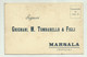 MARSALA - GRIGNANI M. TUMBARELLO & F.LLI 1909 VIAGGIATA FP - Marsala