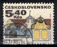 Tchécoslovaquie 1971 Mi 2012 (Yv 1836), Obliteré, Varieté - Position 31/1 - Abarten Und Kuriositäten