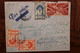 1948 Madagascar France Agboville Côte D'Ivoire Cover Air Mail Poste Aerienne - Storia Postale