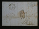 BK7 ITALIA BELLE LETTRE 1854 PETIT BUREAU SALEMARASINO  A LIONE FRANCIA+GRIFFE REGGIO +TAXE 10+AFFR. INTERESSANT ++ ++ - Non Classés