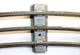 JEP - LOT DE 6 RAIL COURBE MOYEN (1/2), ECH:O L=21cm, MINIATURE TRAIN CHEMIN FER - MODELISME FERROVIAIRE (1712.100) - Track