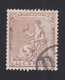 ESPAÑA, 1873 Edifil. 136, 40 C. Castaño Violeta, [Mat. Francés, "Payé Destination.] [Bien Centrado.] - Oblitérés