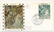 MONACO => 5 Env FDC Soie - 5 Valeurs CANAVESIO - Monaco-A  4/7/1972 - FDC