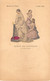 MODE - MODES DE PARIS - ANNEE 1851 - JOURNAL DES DEMOISELLES, PARIS 9° ARR - CARTE DESSINEE, ILLUSTRATEUR - Mode