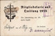 Flugwesen Deutscher Luftflotten Verein Mitgliedskarte Und Quittung 1916 II (fleckig, Eckbug) Aviation - Other & Unclassified