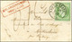 Càd T 15 RAON-L'ETAPE (82) 2 JANV. 63 / N° 12 Belles Marges Sur Enveloppe Carte De Visite Insuffisamment Affranchie Pour - 1853-1860 Napoléon III