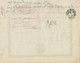 Romania Wallachia 1847 Goods Exportation Document With Rare Calarasi (Danube Harbour) Quarantine Seal - ...-1858 Prephilately