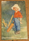 Delcampe - 6 EARLY C20, KINSELLA SIGNED, YOUNG BOY, CRICKETING CARDS. ALL IN GREAT SHAPE. - Cricket