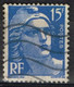 FR VAR 75 - FRANCE N° 886 Obl. Marianne De Gandon Variété Point Blanc Sous S De Postes - Used Stamps
