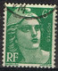 FR VAR 75 - FRANCE N° 884 Obl. Marianne De Gandon Variété Point Blanc à Postes - Used Stamps