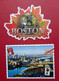 BOSTON Massachussetts- 2 Postcards - Feuille D'érable, Rouge - Photo Panorama Jonathan J. Klein - 2 Cartes Postales - Boston