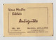 VP21.385 - MORTAGNE AU PERCHE 1965 / CDV - Carte De Visite / Vieux Meubles, Bibelots, Antiquités Marcel JUILLARD - Cartes De Visite