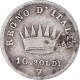Monnaie, Italie, KINGDOM OF NAPOLEON, Napoleon I, 10 Soldi, 1812, Venise, TB - Napoleonische