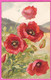 Joli Bouquet De Coquelicots Illustration De Haller Ed. Vouga Genève Sur Carton Fort - Haller, A.