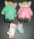 Lot De 4 Anciennes Figurines Roi BABAR Reine Céleste Arthur Alexandre Pom - Cuddly Toys