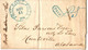 (R80) USA - Cover 11 Nov1844 - Green Postal Markings  Paid & Philadelphia - 25Cts - Huntsville - Alabama. - …-1845 Vorphilatelie