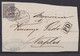 DEVANT DE LETTRE SUISSE 1871 - HELVETIA ASSISE De ZURICH FILIALE Vers NAPLES + PD ( Gubser & Leemann ) - Lettres & Documents