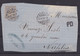 DEVANT DE LETTRE SUISSE 1873 - HELVETIA ASSISE De BASEL Vers NAPLES + PD + BRF EXP. ( BURCKHARDT & SONN ) - Storia Postale