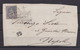 DEVANT DE LETTRE SUISSE 1870 - HELVETIA ASSISE De ZURICH FILIALE Vers NAPLES  + PD. - Cartas & Documentos