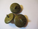 3 Boutons Anciens Bombés/Militaria/Médecine/ CADUCEE/SUPERIEUR Franca  Paris/2,1 Cm /début XXéme   BOUT201 - Knöpfe