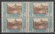 OCEANIE - 1941 - YVERT N°141 ** MNH BLOC De 4 FRANCE LIBRE ! - COTE = 64 EUR - Ongebruikt