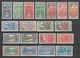 OCEANIE - 1922/1927 - SERIES COMPLETES YVERT N°47/65 * MH - COTE = 38 EUR - Neufs