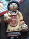 Vintage MARION ARISTEDOU MGA Cyprus Ceramic Clay Figurine Doll Wall Hanging Folk In National Costume Vintage Girl Retro - Otros & Sin Clasificación