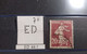 FRANCE ED 44-1 TIMBRE EC32 INDICE 6 SUR SEMEUSE PERFORE PERFORES PERFIN PERFINS PERFO PERFORATION PERFORIERT - Used Stamps