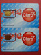 GUATEMALA 2 SIM GSM Claro With Inverted Chips Test 2 Cards No Numbers Behind USIM RARE MINT (T0120.5 - Guatemala