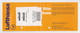 German Germany Deutschland Airline Carrier LUFTHANSA Passenger Ticket Billet Used (12078) - Biglietti