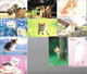 22 CARTES-MAGNETIQUE-JAPON-THEME-CHATONS-TBE - Gatos