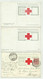 6 CARTOLINE PRO CROCE ROSSA ILLUSTRATE T. CASCELLA IV GUERRA PER L'INDIPENDENZA ITALIANA FP ( UNA VIAGG. ) - Red Cross