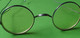 Ancienne Paire De LUNETTES Ronde Et Branches Réglables - Verres Correcteurs - Etat D'usage - Vers 1940 - Toebehoren