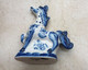 Delcampe - Vintage Figurine De Cheval Gzhel Porcelaine, Porcelaine Russe, Gzhel Porcelaine Céramique - Gzel (RUS)