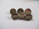 6-Boutons D'uniforme /Banque/B N P /Banque Nationale De Paris /argent /Ancre & Grenade/ 2,1   Cm /Vers 1970      BOUT223 - Buttons