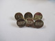 6-Boutons D'uniforme /Banque/B N P /Banque Nationale De Paris /argent /Ancre & Grenade/ 2,1   Cm /Vers 1970      BOUT223 - Buttons