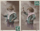 ENFANT AVEC BILBOQUET PHOTOS WALERY 1909 2 CPA - Sonstige & Ohne Zuordnung