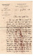 Taiti , 1888 , 25 C. Claire Obliteree " PAPEETE " ,lettre Au Tarif , Un Peu Mal Ouvert , Avec Cont. Interess. - Lettres & Documents