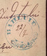 VERY RARE "BAHLUIU" Postmark 1884 With Manuscript Date On Official Cover (Romania Roumanie Lettre Bahluiu Jassy - 1858-1880 Moldavie & Principauté