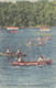 3218 – Minneapolis Minnesota MN – Canoe Derby – Linen – VG Condition – 2 Scans - Minneapolis