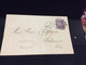 Gran Bretagna Greit Britain Histoire Postale Manchester For Sicily 1870  Palermo - Cartas & Documentos