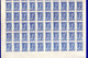 1262.GREECE.1926 25 L. VIENNA/WIEN LITHO ISSUE, MNH SHEET OF 100, FOLDED BETWEEN 4th. AND 5th. ROW, 4 SCANS - Feuilles Complètes Et Multiples