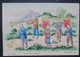 Chine Carte Peinte Cheffoo Mission Funerailles Chinoises   Cpa - China